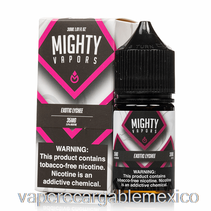 Vape Recargable Lichi Exótico - Sales De Vapores Poderosos - 30ml 35mg